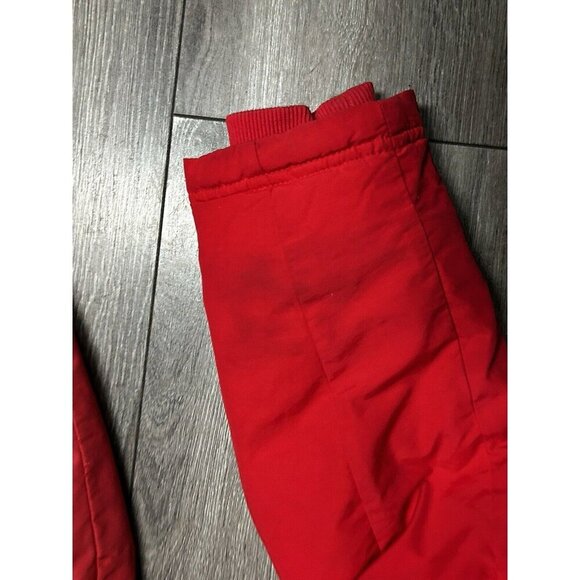 Adidas Neo Woman’s Down Parka Coat Red Small Warm Ski Jacket READ - Picture 4 of 14